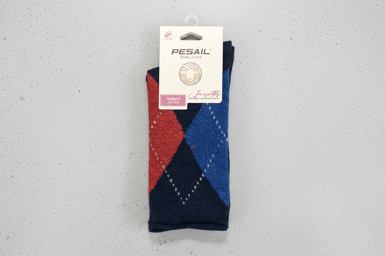 Socken kariert - same concept