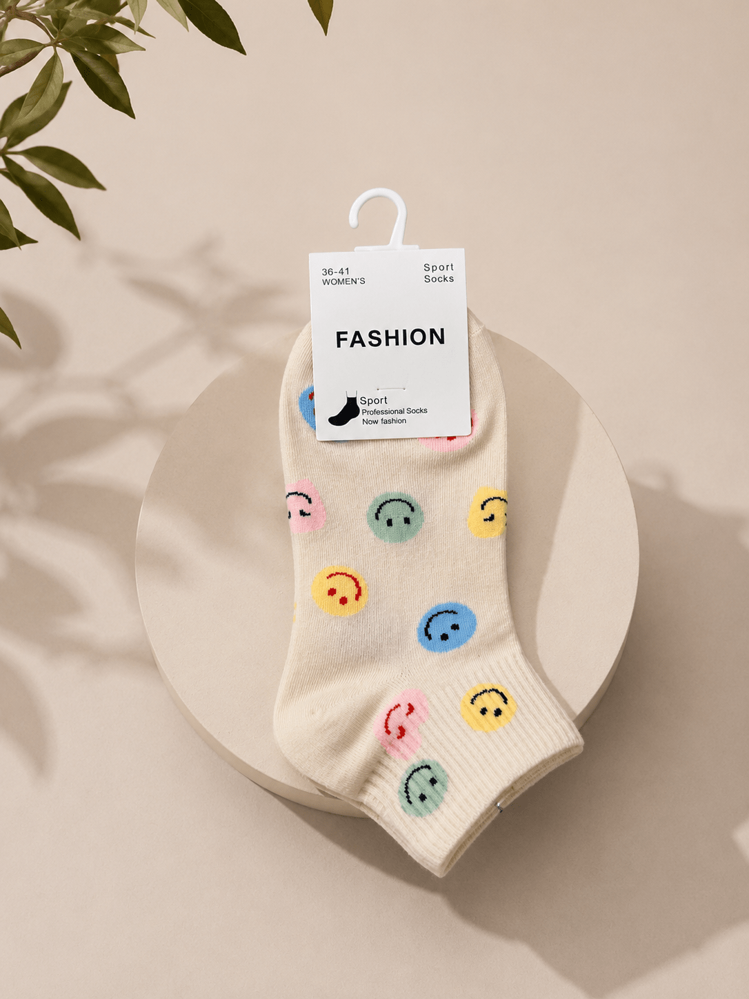 Socken Smileys bunt - same concept