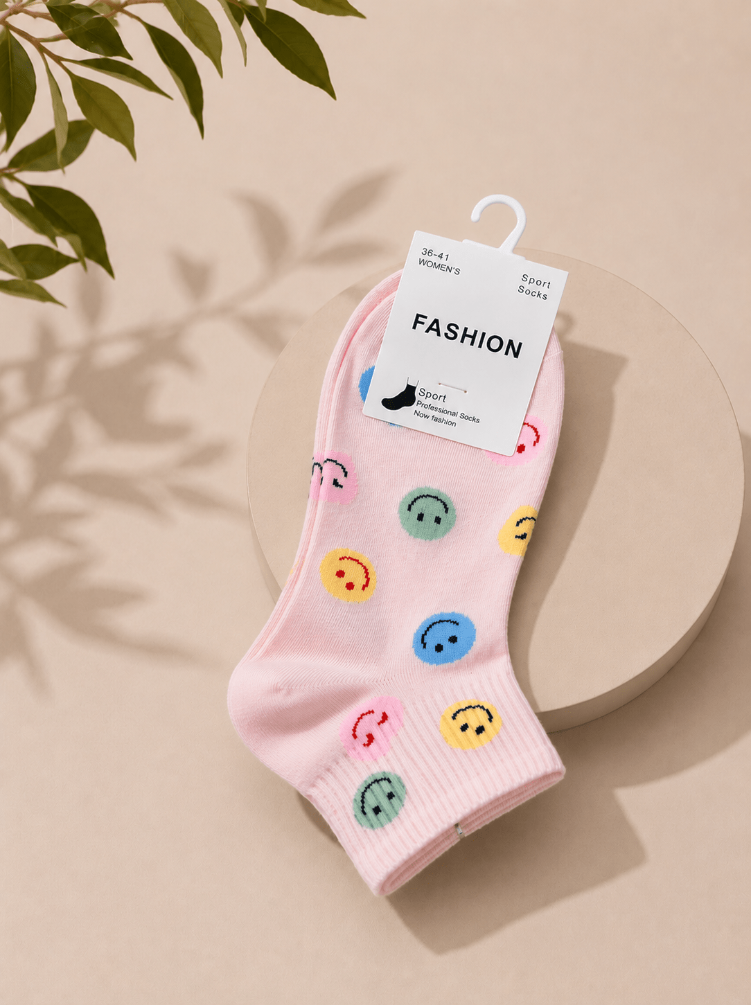 Socken Smileys bunt - same concept
