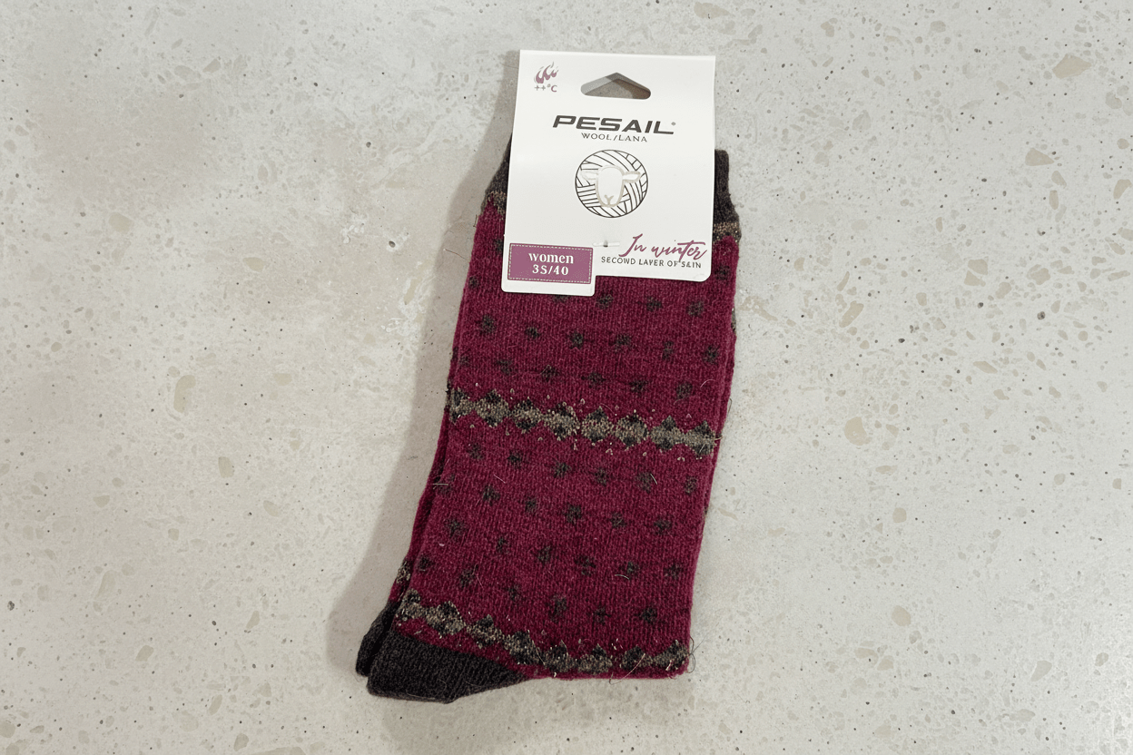 Socken Snowflake - same concept