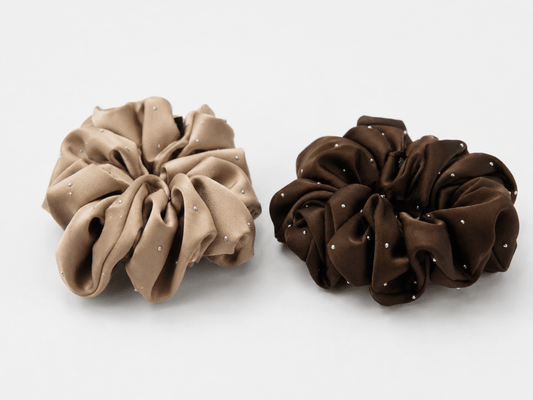 Strass-Scrunchie Mittel - same concept