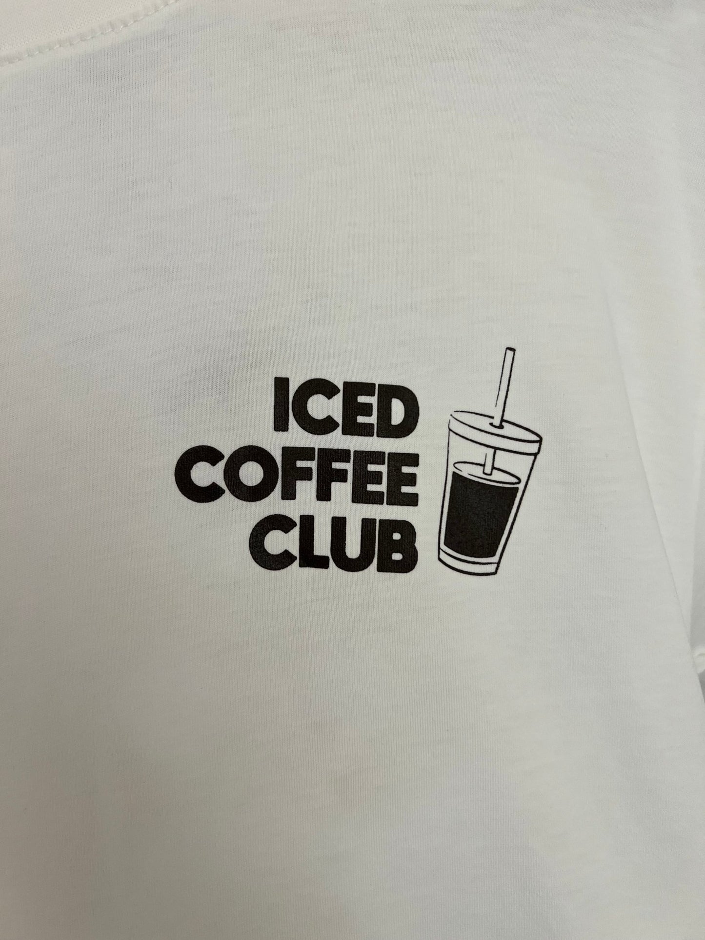 T-Shirt ICED COFFEE CLUB - same concept