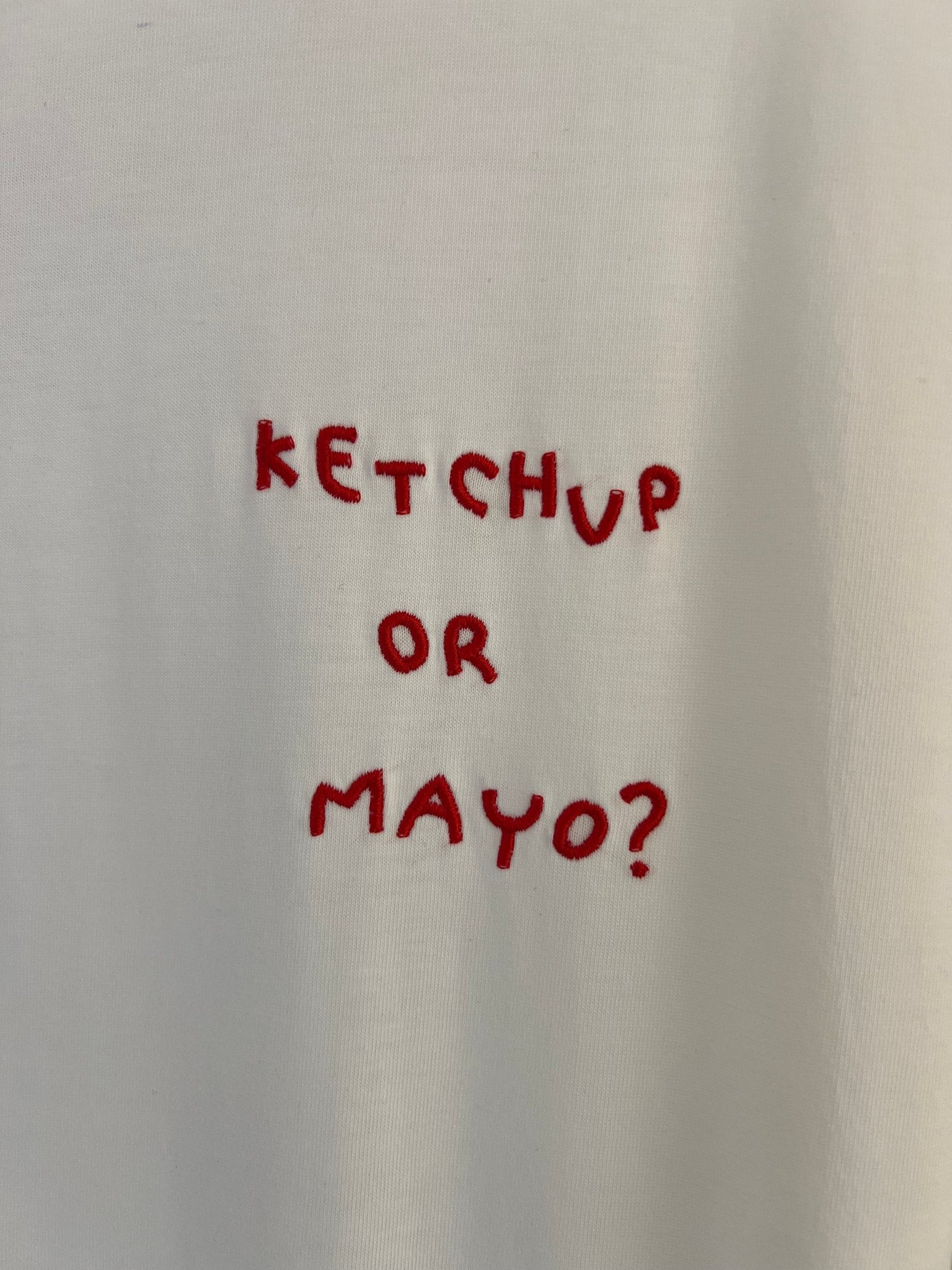 T-Shirt KETCHUP OR MAYO - same concept