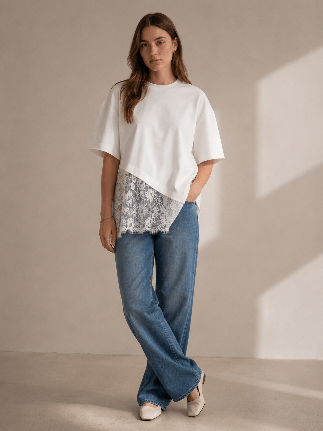 T-Shirt mit Spitze Judy - same concept