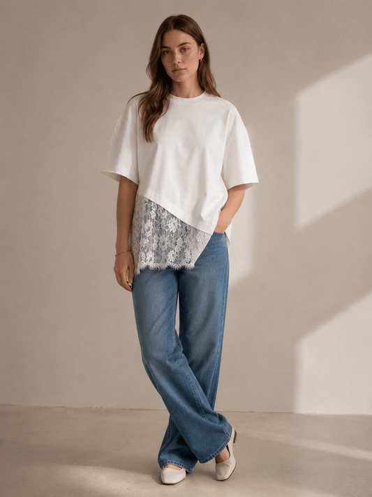 T-Shirt mit Spitze Judy - same concept