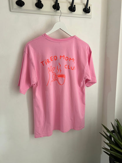T-Shirt tired mom - same concept